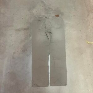 Polo Ralph Lauren men's brown faded jeans pants skater embroidered logo chino 35